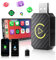 Euakee Adattatore Wireless Android Auto 2 in 1 & Adattatore Wireless Ca-r-Pl-ay, Carlino Stabile Veloce e Gioco Cablato a Dongle Wireless Adatto per Auto, Aggiornamento Online, Nero