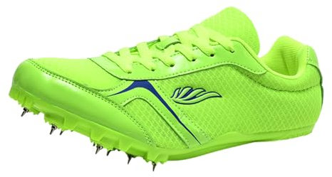 Kraftpaid Atletismo 8 Clavos Zapatillas,Zapatos con Clavos Pista Campo,Zapatos De Picos Atletismo Unisex,Resistente Al Desgaste,Respirable,Antideslizantes,para Hombres NiñOs Y Mujeres,Correr