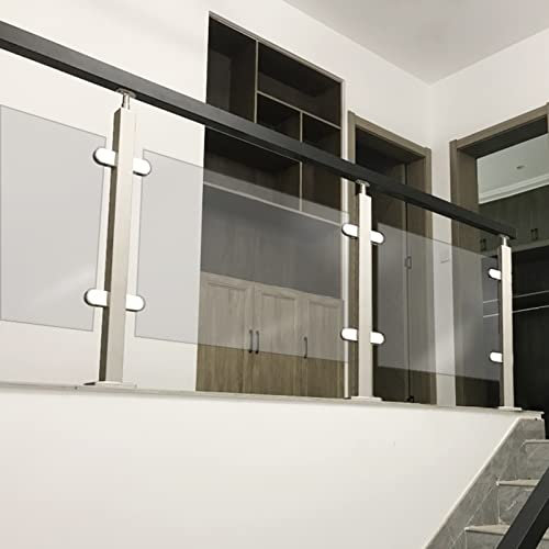 Edelstahl Glas Geländer Pfosten für Innen/Außentreppen Balkon Deck Modern il System mit Glaszaun/Balustrade