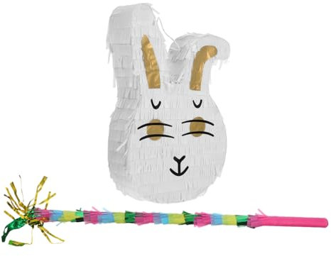 BESTOYARD 1satz Einzigartiger Ostern-hase Piñata Mit Tassel Stock Niedliche Partydekoration Für Ostern Tier-themen-feier Geburtstagsfeier-dekoration Robustes Design Für Festliche Anlässe