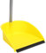 MAYA Recogedor Plus con Regleta de Goma. Pala de Polipropileno Reciclado y Palo Metálico Plastificado. Máxima Estabilidad. Altura 78 cm (Amarillo)