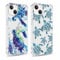 Foonary 2 Pack Clear Print Phone Case for iPhone 13 Mini 5.4,Soft Silicone with Cute Turtle Design Aesthetics Transparent Pattern Cases,Shockproof Bumper Protector Cover Girls for iPhone 13 Mini