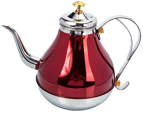 DECORNIJIA Classic Teakettle Large Capacity Stainless Steel Tea Strainer for Home Office