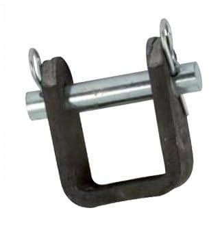 G.L.D. Forniture Cavallotto con perno per attrezzi agganciabili al sollevatore dei trattori diametro 19 mm spessore 10 mm apertura 55 mm