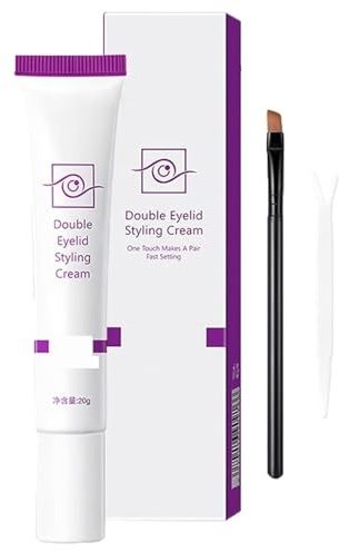 Double Eyelid Shaping Cream,Doppelte Augenlid-Styling-Creme,20g Double Eyelid Defining Cream,Wasserfest,with Y Stick