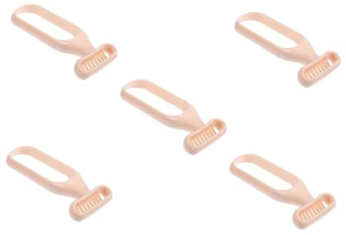 IWOWHERO 5 Stück Körperhaarrasierer für Damen Manuelles Design für Achseln Beine und Empfindliche Haut Tragbar Hautschonend Präzise für Sanfte Haarentfernung und Peeling