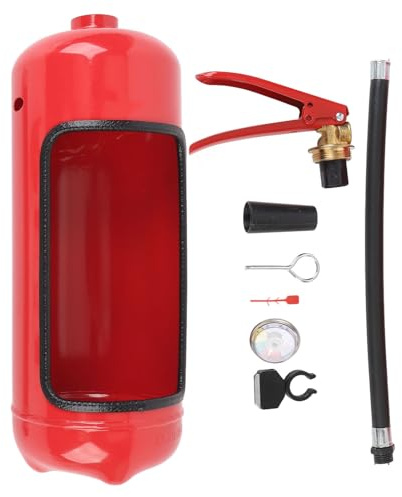 Pilipane Feuerlöscher Weinflaschenhalter Dekorative Eisen -Tischplatten Feuerlöscher Weinflaschen Lagerhalter Kleiner Bar für Zuhause