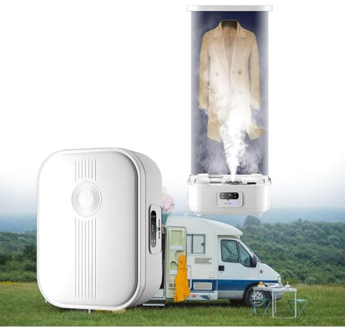 ITETONE Electric Clothes Dryer Vertical Steam Iron with Remote Control/Built-in Aromatherapy Box, Hanging Clothes Steam Iron for Clothes and Fabrics.