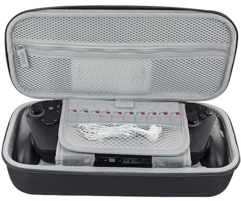 YIIWAY Harte Tasche Hülle Kompatibel mit ASUS ROG Xbox Ally / ROG Xbox Ally X Gaming Konsole, Schutzhülle Case Tragetasche, Nur Tasche - Schwarz YC84026