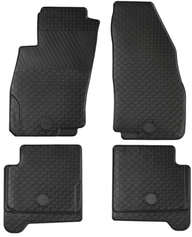 RIDEX 215A1020 Fußmatten Set Gummimatten Vorne und Hinten Matten schwarz Kompatibel mit FIAT GRANDE PUNTO 199 PUNTO EVO 199 PUNTO 199 PUNTO EVO Van 199 Punto Kastenwagen 199