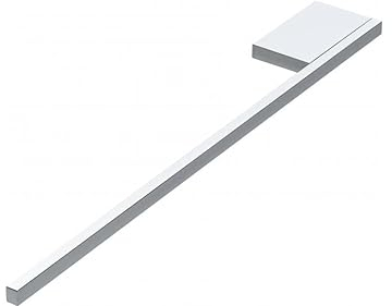 SIRO Handtuchhalter Freilassing, Modern, Aluminium chrom glänzend, 380 mm x 50 mm x 10 mm, LA 48 mm, 2142-380ZN1