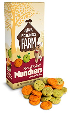 Supreme Tiny Friends Farm Russel Rabbit Munchers with Carrot and Pea 120g (pack of 4)