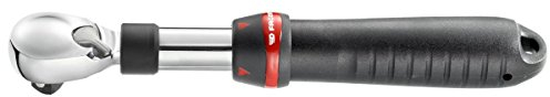 FACOM ½“ Teleskop-Umschaltknarre SXL.161PB (ausziehbar von 264-397mm Länge, staubdicht, 72 Zähne, Drehwinkel 5°, mit Umschalthebel, ultrakompakter Kopf für enge Arbeitsbereiche, Einhaköse am Griff)