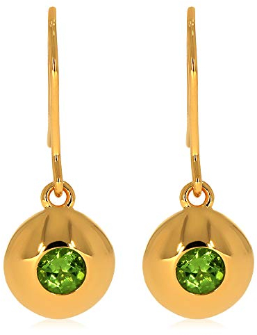 XEN Ohrhänger mit Peridot ca. 0,6 ct. vergoldet