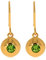 XEN Ohrhänger mit Peridot ca. 0,6 ct. vergoldet