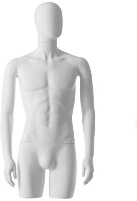 Magic Herrentorso mit Beinansatz, Kopf und Armen, Schaufensterpuppe, Schaufensterfigur