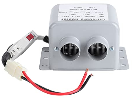 Chauffage de voiture, 12 V 800 W,Dégivreur portable pour pare-brise de voiture,Dégivreur de verre,Élimine la brume de 2 sorties d'air,Ventilateur chauffant pour voiture, camion