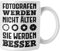 Trendation - Fotograf Tasse Zubehör Fotografie Geschenk Fotografieren Kaffeetasse Geschenkideen Lustiger Spruch (Weiß)