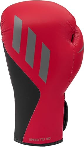 adidas Tilt 150 - Guantes de Boxeo para Hombre, Color Rojo/Negro, 14 oz EU