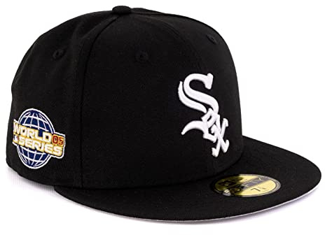 New Era Cap 59FIFTY Herren Basecap NFL NBA MLB Limited Edition (Chicago White Sox Black, 7 1/4)