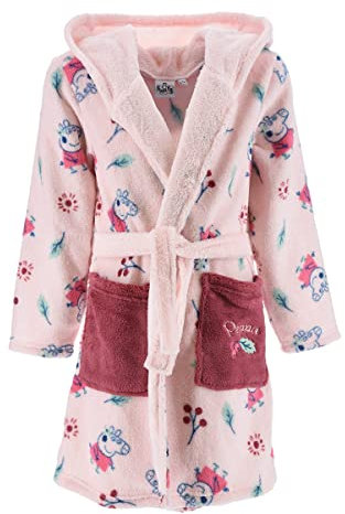 Vestaglia bambina Hasbro Peppa Pig in pile con cappuccio bimba 5951