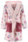 Peppa Wutz Pig Mädchen Bademantel flauschig und warm Coral Fleece Morgenmantel (Pink 4, Größe 110)