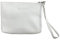 CLASSE77 Pochette a Mano in vera Pelle morbida - Borsetta Piccola Clutch con Laccetto da Polso, per Uomo o Donna, pratica ed elegante - Produzione artigianale - Made in Italy (Bianco)