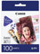 Canon Zink™ Papel Fotográfico Adhesivo 5x7,6 cm (100 Hojas) - Imprime Fotos desde tu Móvil para Pegatinas Personalizadas