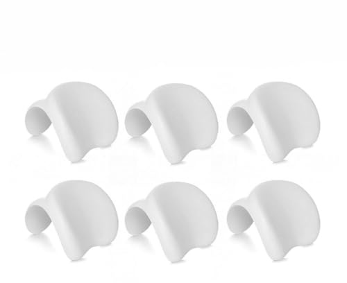 Wave Luxury Foam Hot Tub Head Rest | The Ultimate Spa Accessory for Convenience & Comfort (Light Grey, 6 Pack)