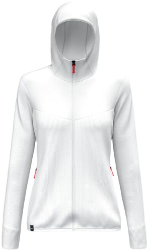 Salewa Puez Waffle Hybrid Polarlite Fleecejacke mit Kapuze Damen