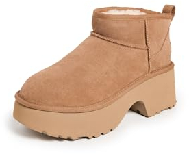 UGG Stiefel für Damen 1158311 Classic Ultra Mini New Heights Chestnut Schuhgröße 37 EU