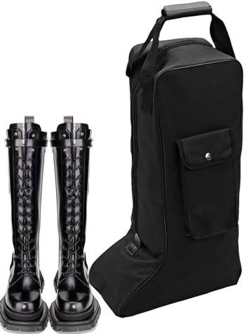 Riding Boot Bag | Household Wellie Boot Bag | Portable Storage Bags for Long Boots | Waterproof Dustproof Horse Riding Boots Bags | Long Boots Pocket Container