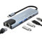 Avigers 5-en-1 Hub USB C, Adaptateur vers RJ45 Ethernet, HDMI 4K, PD 100W, USB 3.0 Port, USB 2.0 Port, Multiport Adaptateur pour MacBook Pro/Air, iPad, Samsung, Dell, etc.