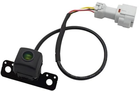 ZSQWRFRG wasserdichte Rückfahrkamera Rückansicht Kamera Reverse Kamera Back Up Kamera Ersatz Für Hyundai Für Santa Fe Einparkhilfe Kamera 95760-2W000 957602W000 Auto Rückansicht Kamera