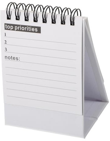 JEWEDECO 2024 Kleiner Tischkalender Motivierende Schreibtischdekoration Täglicher Tischkalender Stehender Tischkalender Stehender Klappkalender Kleiner Tischkalender Tischkalender
