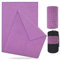 flintronic Mikrofaser Hot Yoga Handtuch, 183x63cm, für Yogamatte, Decke oder Fitness-Zubehör Saugfähig Schnelltrocknend Yogatuch mit Kühlendes Handtuch (Lila)
