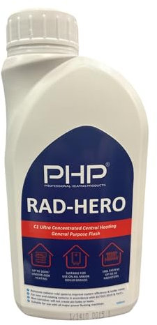 PHP RadHero C1 Ultra Concentrated Underfloor & Central Heating General Flush Cleaner 500ml