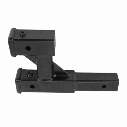 Ausla Kugelkopf Anhängerkupplung Anhängerkupplung Verlängerungsaufsatz, Doppelte Anhängerkupplungsverlängerung mit Splint und Passt für 2-Zoll Kugelkopf, für Auto SUV LKW Wohnmobil, 4000 Lbs Zuglast
