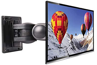 GAOFEMZ Tv Wall Mount Monitor Wall Mount Bracket, for Up to 24 Inch Computer Monitor Screens, Support Hole Distance 100x100mm, Wall Mount