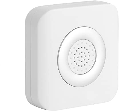 Ejoyous Doorbell Wired DC 12V, Small Door Bell Chime White Doorbell Alarm with Loud Clear Ding Dong Sound, for Home Office Security Access Control