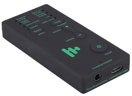 Fockety Tragbare Sprachwechsler-Karte, Live-Soundkarte für Handy-PC, Männlich-weibliche Sprachänderung für Live-Chat, externer Sound für Gaming-Teamkollegen