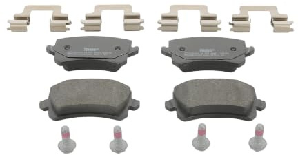 FERODO FDB4192 Bremsbelagsatz Bremsbeläge Hinten mit Zubehör Kompatibel mit VW Passat Variant 3C5