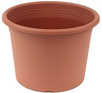 qdwq-US Pflanzkübel Cylinder 70 cm+ 49 cm hoch Terracotta Modern - Kunststoff, UV-beständig