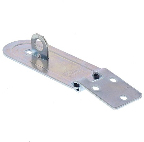 BURG-WÄCHTER, Porte-Cadenas avec Cadenas pour Portes Affleurantes, PCC 80 + 222 30 SB, 2 Clés et Matériel de Fixation inclus