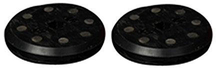 Glield Ein Paar Slide Pucks mit 8 Feuersteinen, kann Flammen entstehen, CBHK02, schwarz, Size