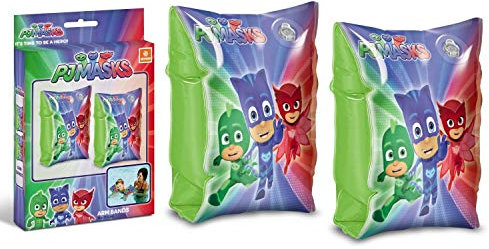 Mondo Spa- PJ Masks Brazaletes Hinchables Brassards Pyjamasques 15/30Kg, Color Naranja, 1 (16685)