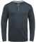 Solid SDVolko Herren Longsleeve Langarmshirt Shirt mit Grandad-Ausschnitt Baumwollmischung Regular fit, Größe:XXL, Farbe:INS BLU M (P8991)