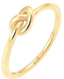 Elli Ring Damen Knoten Verknotet Trend Basic in 925 Sterling Silber
