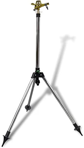 vidaXL Impulse Sprinkler on Tripod Garden Yard Watering Lawn Water Spray 78.7 ft