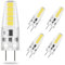 ELINKUME G4 LED Lampen,Birnen 2W Kaltweiss Led G4 Stiftsockel,Leuchtmittel G4 Glühbirne Ersatz für 20W Halogen Lampen,206LM,AC12V Kein Flackern,360°Abstrahlwinkel,10er-Set